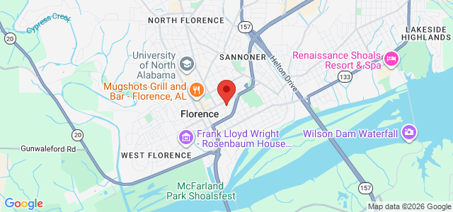 Charles Coleman Alford office location map