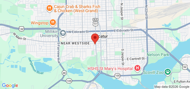 Andrew Bourey office location map
