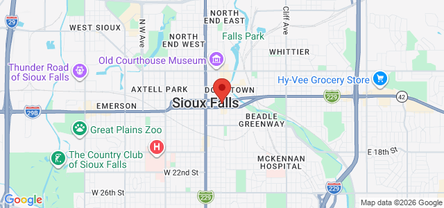 Jeffrey Beck office location map