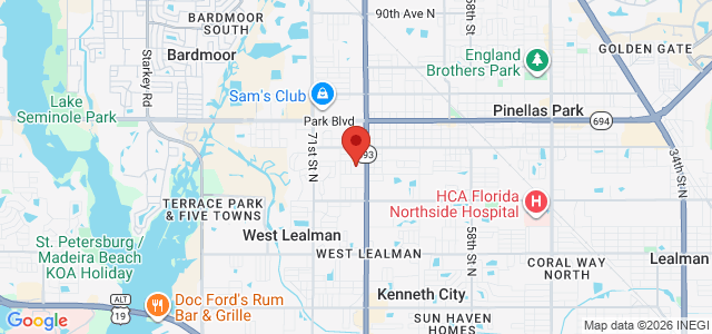 Johnny J. Bardine office location map