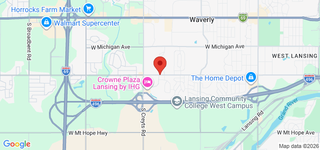 Michael J. Brown office location map