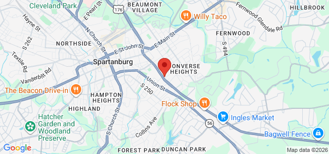 Sam Bass office location map