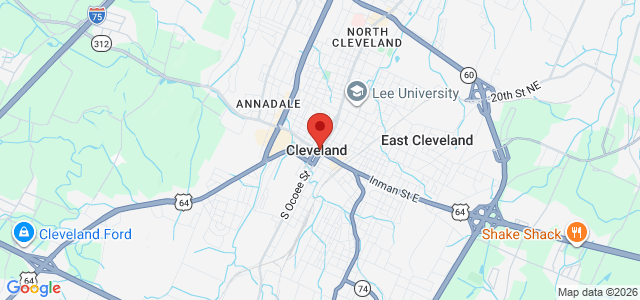 William J Brown office location map