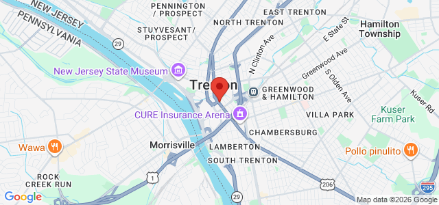Curt J. Cox office location map