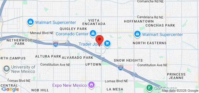 Eugene Cunningham office location map