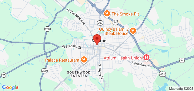 Matthew H. Crow office location map