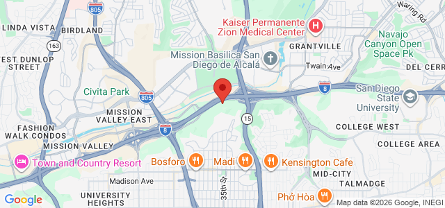 Peter Cuevas office location map