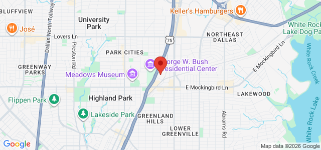 Dan Denton office location map