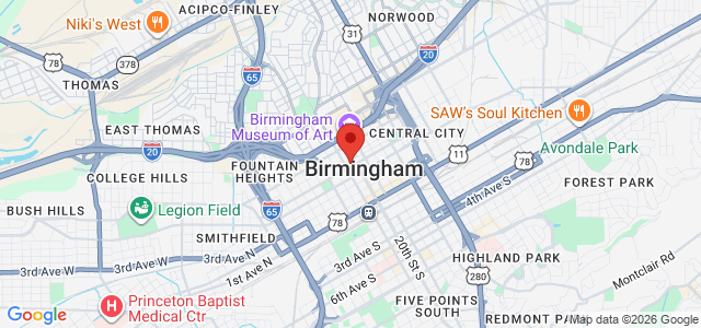 Richard Thomas Dorman office location map