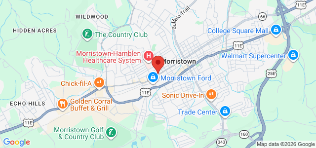Matthew Brandon Evans office location map