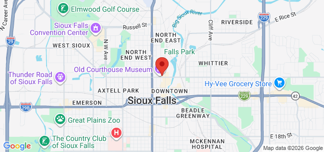 Melissa Fiksdal office location map