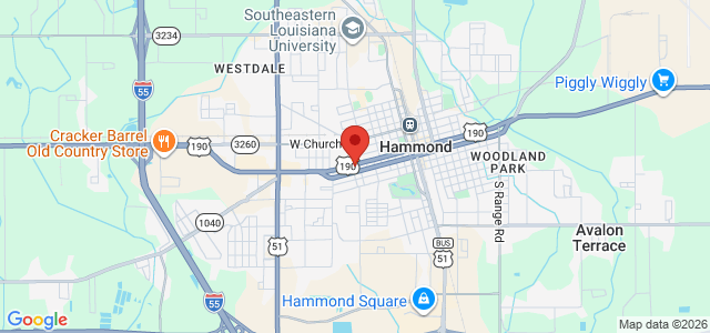 Carlee White Gonzales office location map