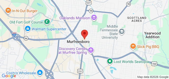 Brad Hornsby office location map