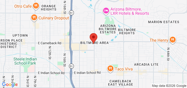 Daniel Hutto office location map