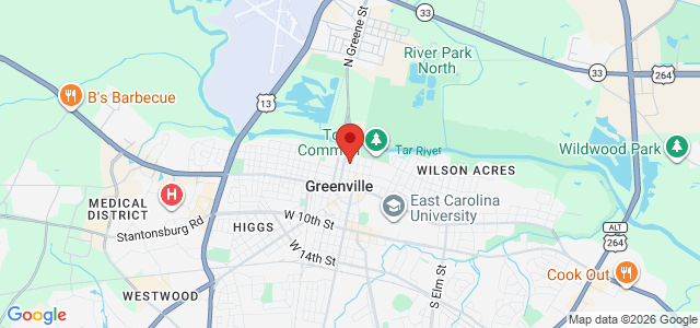 Frank Harper office location map