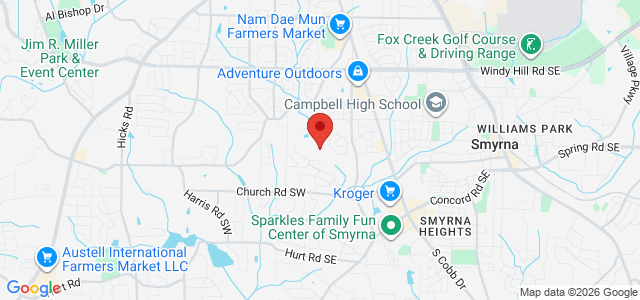 Mary Fran Hartley office location map