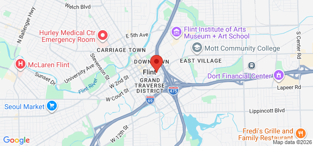 Rick Hetherington office location map