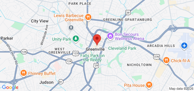 Sarah Hurley office location map