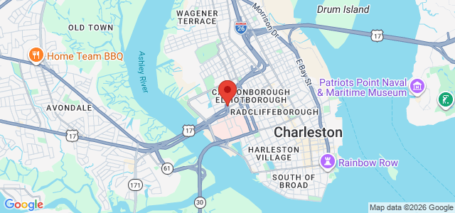 Theodore H. Huge office location map