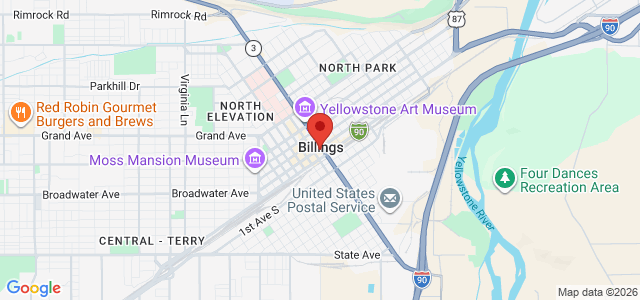 Harlan B. Krogh office location map