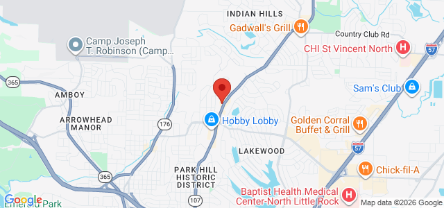 Doug Lickert office location map