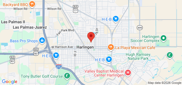Arthur "Gene" E. McCullough office location map