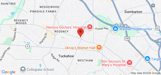 Kevin M. McGowan - Richmond Personal Injury Law Firm office location map