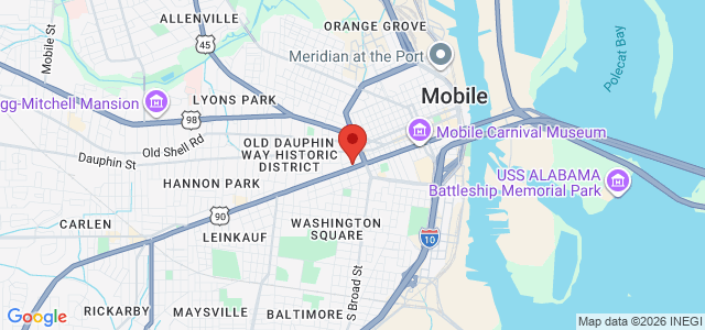 L. Daniel Mims office location map