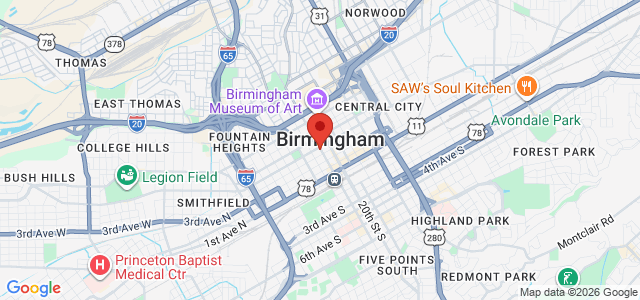 Bill Athanas office location map