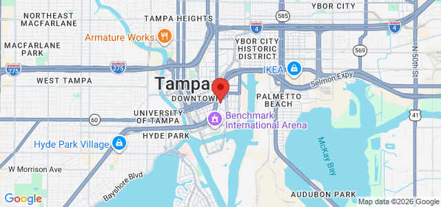 Thomas Wiley Hodges III office location map
