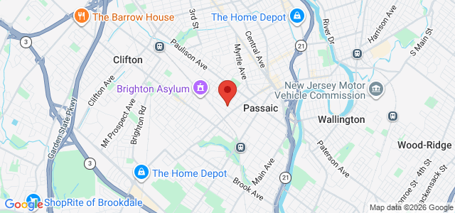 Paul O'Rourke office location map