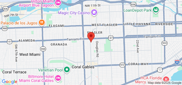 Erik A. Perez office location map
