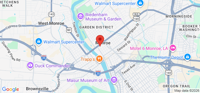 James E Patton II office location map