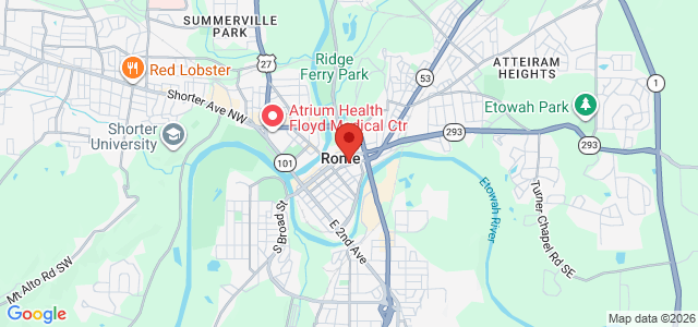 Robert Christian Rutledge office location map