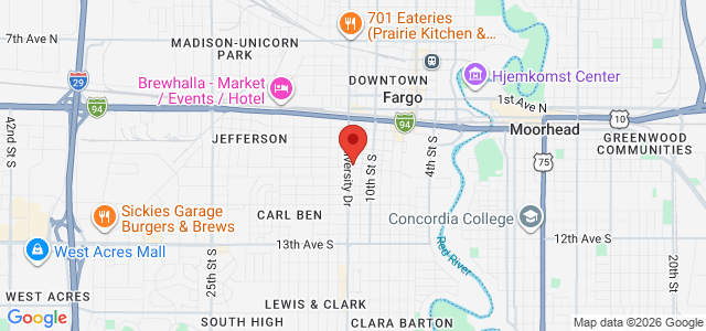 Wayne O. Solberg office location map