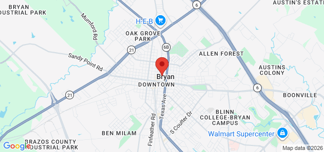 Brian Alan Turner office location map