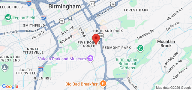 Charles Thompson office location map