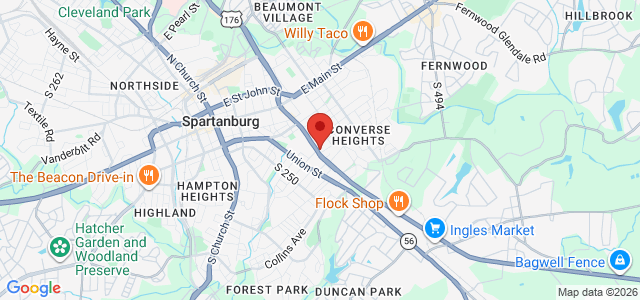 Ian Toomey office location map