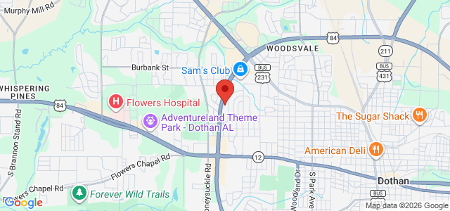Joseph Dan Talmadge Jr. office location map