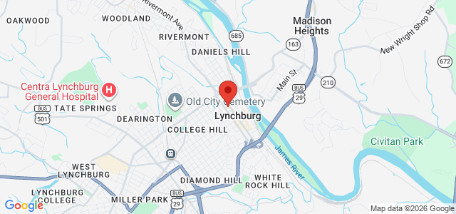 Virginia V. Trost Thornton office location map