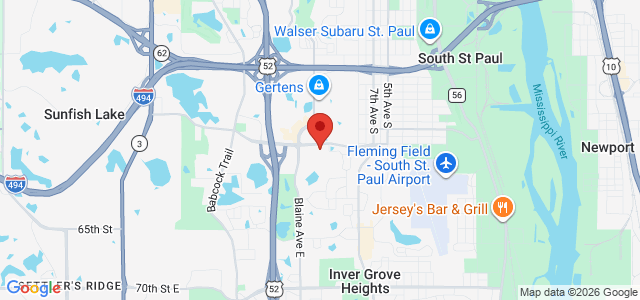 Daniel E Warner office location map