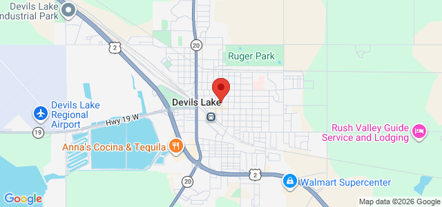 Jack Yunker office location map