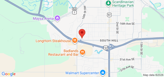 Keaton D. Zaback office location map
